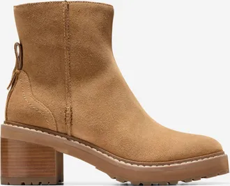 Cole Haan Womens Gillian Waterproof Lug Boots - Beige Size 10.5