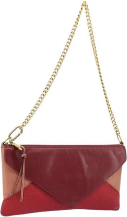 Chlo&eacute; Pre-owned Schoudertas - Dames - Vintage Clutch - Veelkleurig - ONE Size - Leer - Vintage