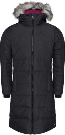 Salomon Womens Long Down Jacket in Grey Nylon - Size 14 UK