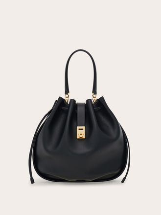 Ferragamo Donna Secchiello fibbia Hug Nero