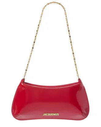 Jacquemus The Small Bisou Chain Leather Shoulder Bag