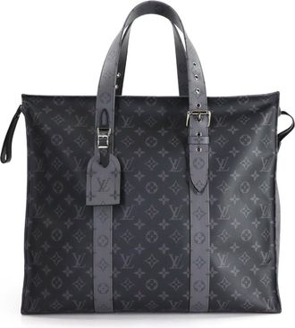 Louis Vuitton Black Monogram Eclipse Monogram Eclipse Handbag Tote Bag (Pre-Owned)