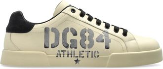 Dolce & Gabbana Logo Sneakers - Heren - Sneakers - Beige - 42 EU - Schoenen