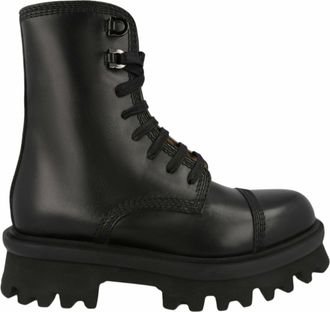 Ferragamo Faraway Demi Combat Boots