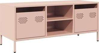 Berkfield Home TV Cabinet Pink 101.5x39x43.5 cm Cold-rolled Steel
