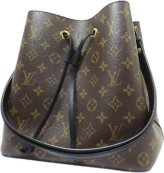 Louis Vuitton Pre-owned Monogram Bucket Bag - Dames - Vintage Tas - Bruin - ONE Size - Vintage