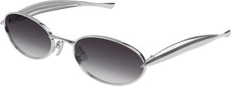 Bottega Veneta Sunglasses, unisex, Gray, 57 MM, Bv1386S 003 Sunglasses