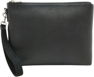 Gucci Pre-owned Cosmopolis Leren Clutch - Dames - Vintage Clutch - Zwart - ONE Size - Leer - Vintage