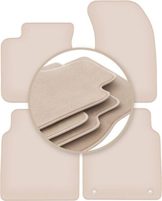 OEM Alfombrillas Beige Premium Para Audi A8 D4 Long 2010-2017