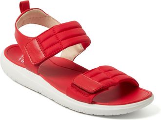 Dearfoams Womens Thea Quarter Strap Sandal