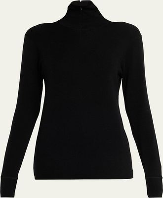 6397 Quarter-Zip Turtleneck Sweater