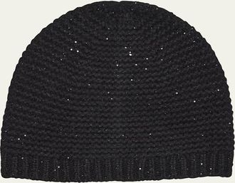 Sofiacashmere Cashmere Blend Sequin Beanie