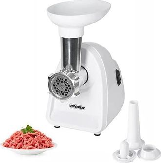 Adler Europe Mesko Picadora De Carne Ms 4809 Blanca 350 W N&uacute;mero De Velocidades Rendimiento (kg/min) Tamiz De Tama&ntilde;o Mediano Tamiz Para Carne Picada Tamiz Para Car