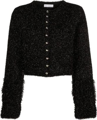 Paco Rabanne Zwarte Cardigan - Dames - Vesten - Zwart - XS - Truien & Vesten