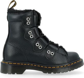 Dr. Martens 1460 Veterlaarzen - Dames - Veterlaarzen - Zwart - 40 EU - Leer - Schoenen