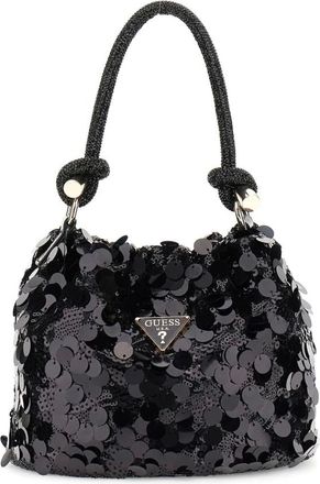 Guess Holiday Shine Mini Handbag - female - Guess - Handbags - Black - ONE SIZE - Bags