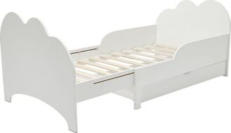 Vente-Unique Vente-unique - Letto evolutivo 90 x 140/170/200 cm con cassetto Abete e mdf Bianco - teonia