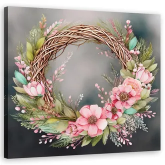 Artgeist Quadro Su Tela, Bouquet Di Fiori Shabby Chic - 60x60