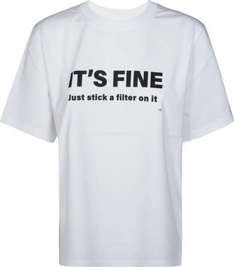 Victoria Beckham Tops, Dames, Wit, XS, T Shirt Parlata