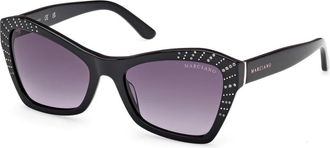 Guess Stijlvolle zonnebril Gm 00020 in zwart - Dames - Zonnebrillen - Zwart - 56 MM - Accessoires