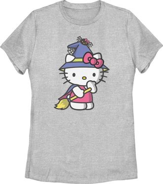 Hello Kitty Womens Hello Kitty Halloween Party Costume Graphic T-Shirt in Athletic Heather at Nordstrom, Size X-Large