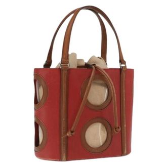 Ferragamo Pre-owned Bucket Bags, female, Red, Size: ONE SIZE Pre-owned Bucket Bag