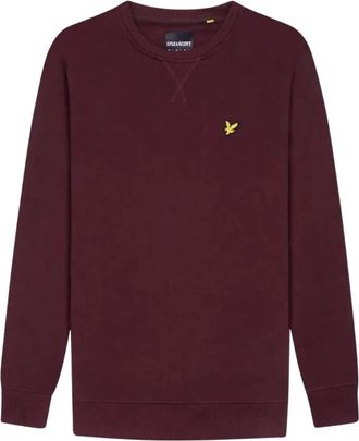 Lyle & Scott Heren, Sweatshirts & Hoodies, Rood, Maat: XL Katoen