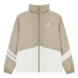 New Balance Lifestyle Jacket Asia Sizing Beige White 5AD12103-LBE