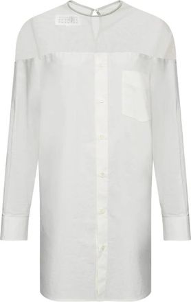 Maison Margiela High-cut Cuffed Cotton Shirt