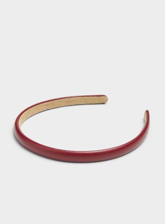 Simons Womens Faux-leather headband