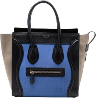 Celine Pre-owned Handbags, female, Multicolor, Size: ONE SIZE Pre-owned The Luggage Tote