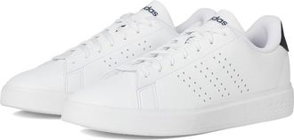 adidas Advantage 2.0 Mens Lace up casual Shoes White/Black/Ink : 3.5 D - Medium, Leather/Rubber
