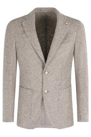 Luigi Bianchi Mantova Giacca Jersey Pied De Poul