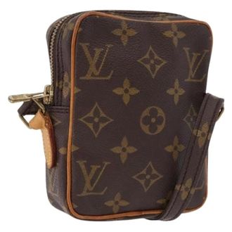 Louis Vuitton Pre-owned Mini Danube Schoudertas - Dames - Pre-owned - Bruin - Maat: ONE Size Leer