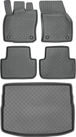 OEM Juego De Alfombrillas Para Coche Y Maletero Para Volkswagen Golf Sportsvan Minivan (2014-2020)
