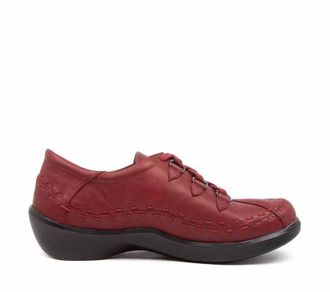 Ziera Womens Allsorts Shoe - Wide In Rouge Trooper Oiled Leather