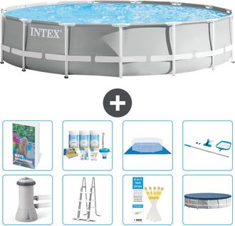 Intex Piscina Prism Frame Redonda - 457x107 Cm - 9-piezas S615