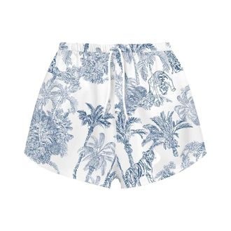 MC2 Saint Barth Short Shorts, female, Multicolor, Size: M Kammy Silk Shorts
