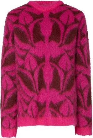 La DoubleJ Camden Jumper - Dames - Ronde hals truien - Roze - M - Wol - Truien & Vesten