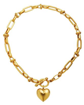 Liv Oliver 18K Cz Charm Necklace