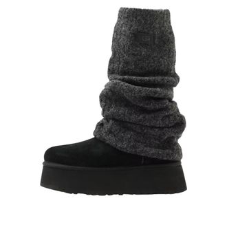 UGG (WMNS) UGG Classic Mini Dipper Legwarmer Boot Black 1178990-BLK