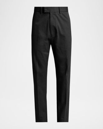 Tom Ford Men & apos;s Comfort Stretch Slim Flat-Front Trousers
