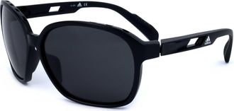 adidas Adidas Womens 62mm Shiny Black Sunglasses