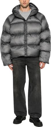 Daily Paper Clothing Raglan Sleeve Dias Puffer Jas - Heren - Winterjassen - Grijs - L - Nylon - Jassen