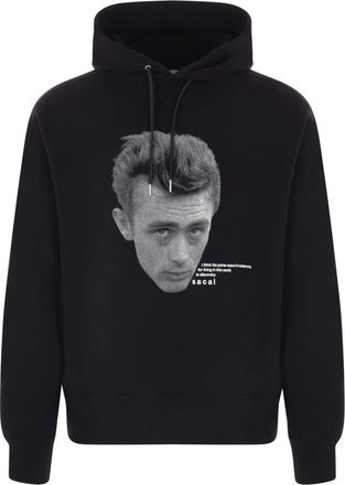 sacai Felpa con cappuccio James Dean - Nero
