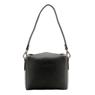 Pourchet Tassen, Dames, Zwart, ONE Size, Leer, Cassetta Schoudertas
