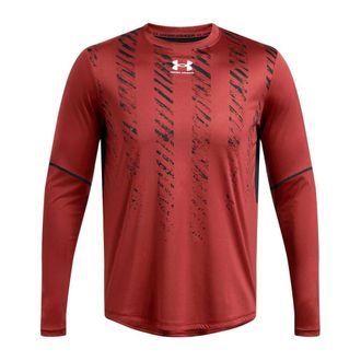 Under Armour Heren Regular T-shirt met lange mouwen (Oranje)