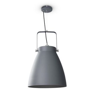 Paco Home L&aacute;mpara De Suspensi&oacute;n Comedor Colgante Cocina Mesa Comedor Industrial Moderna L&aacute;mpara Colgante - Antracita, Gris (&oslash;39 Cm) - Paco Home