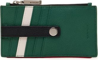 Hammitt 210 West Leather Wallet in Clubhouse Stripe/Silver at Nordstrom