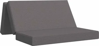 vidaXL Sof&aacute; Cama Plegable 120 X 67 X 45 Cm Gris Claro Vidaxl